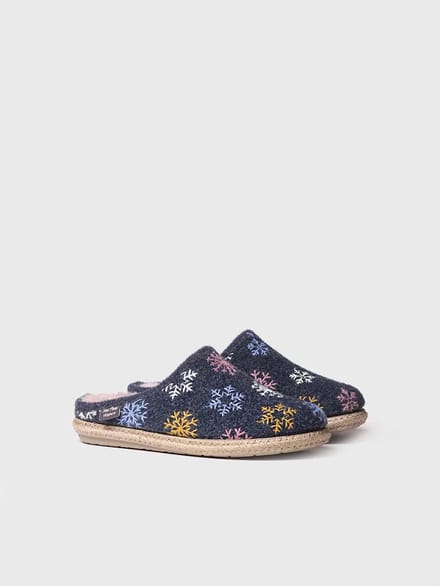 Damesslippers van vilt | DELI-CP