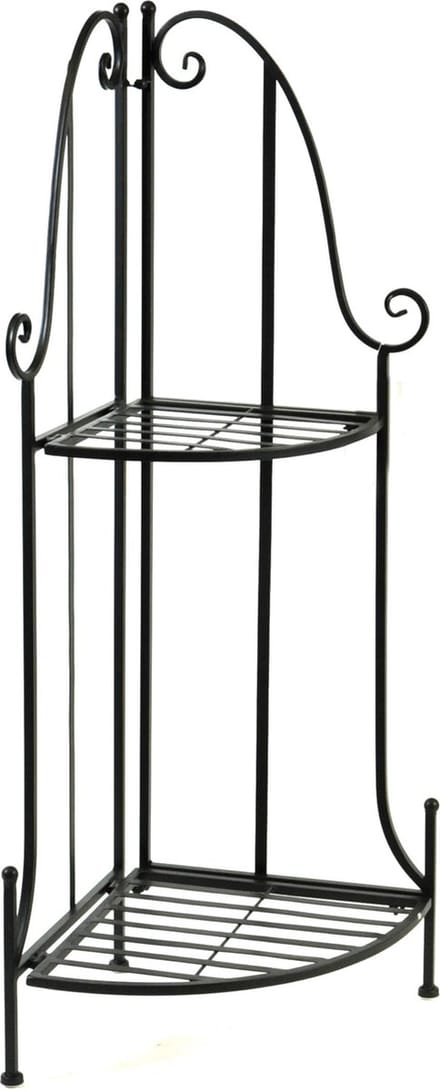 Etagere hoekmodel - zwart
