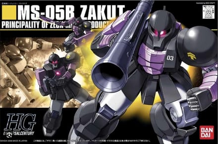HGUC 1/144 MS-05B Zaku 1 Modelset