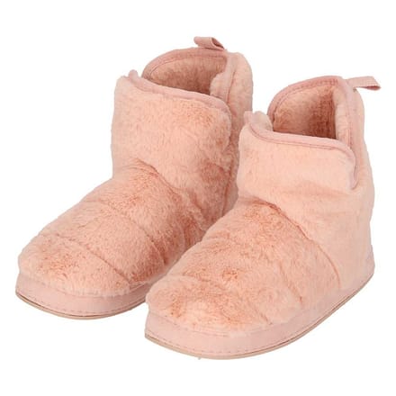 Hoge dames sloffen fake fur - Roze - Rose / 39/40
