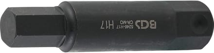 BGS bitlengte 100 mm aandrijving buitenzeskant 22 mm binnenzeskan...
