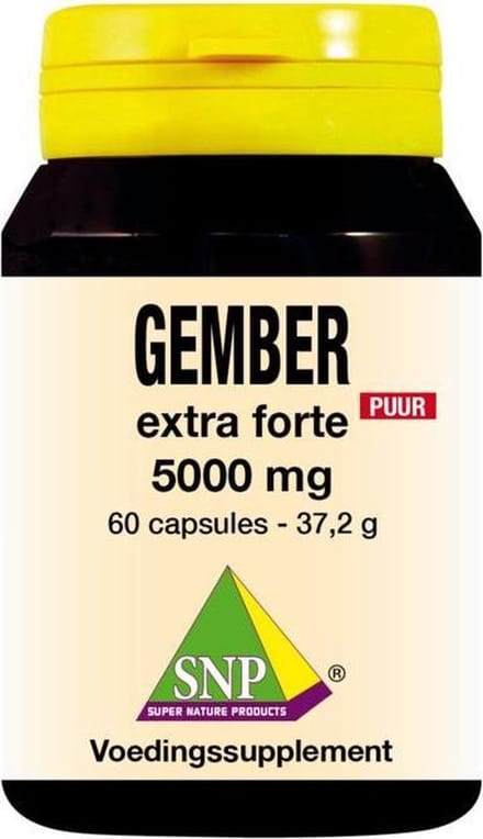SNP Gember 5000mg puur 60 Vegetarische capsules