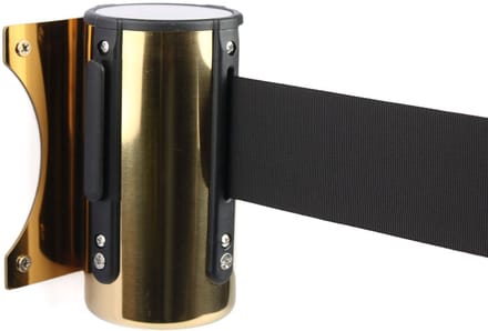 Wandsysteem met Trekband - Messing - Zwart