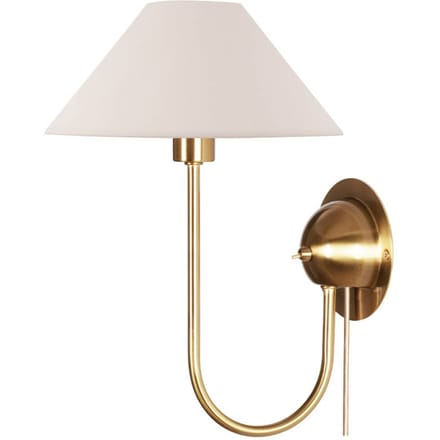 Globen Lighting wandlamp IRIS, crème, hoogte 32 cm