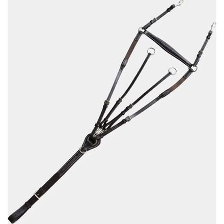 Jachthalsband voor paard met stiksels Canter