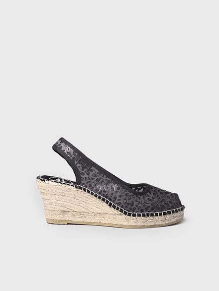 Espadrille met peeptoe-stijl | BEA-IK