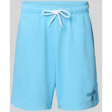 Sweatshorts met logo en elastische band