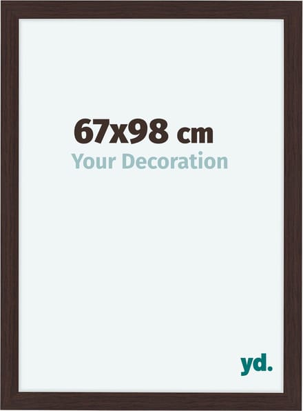 Your Decoration - Fotolijst 67x98 cm - MDF - Eiken Donker - Como