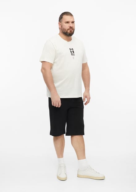 Bermuda relaxed fit medium rise rechte pijp s.Oliver Detroit