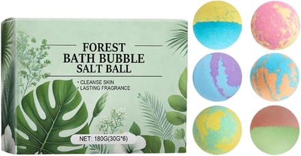 Douchebal Set - Bruisballen Bad - Ontspanning Thuis - Hydraterende Formule - 6 Stuks 180g