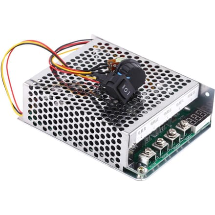 10V 55V 60A DC Motor Snelheidsregelaar Gouverneur Omkeerschakelaar Met Digitaal Display