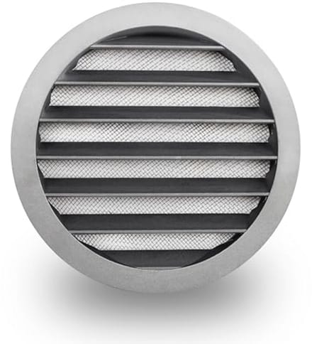 Aluminium Ventilatierooster Ø 315 - Afvoerluchtrooster met Insectennet
