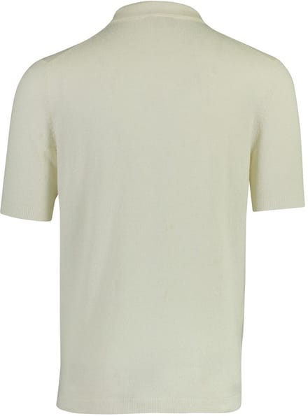 Mos Mosh poloshirt korte mouw creme