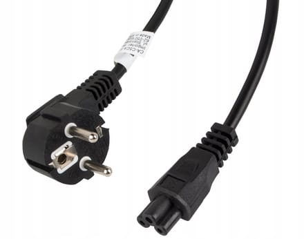 Lanberg Stroomkabel Cee 7 7 Iec 320 C5 Voor Notebook/Laptop 3M