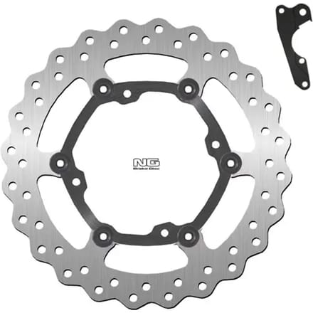 Vlotterende motorremschijfset en steuntje NG Brake Disc Wave 1160XK01