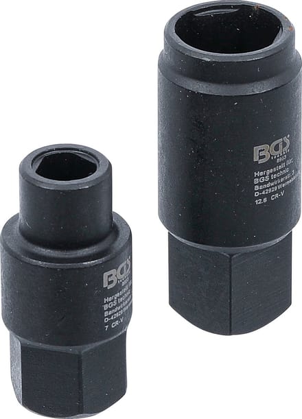 BGS Dopsleuteldoppen voor Bosch-injectiepompen 3-kant 7 / 12,6 mm
