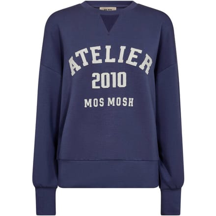relaxed fit sweatshirt van viscosemix model 'Nima'