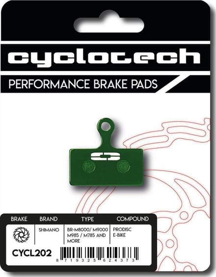 Cyclotech Components remblokken XT - Shimano e-bike schijfremblokken