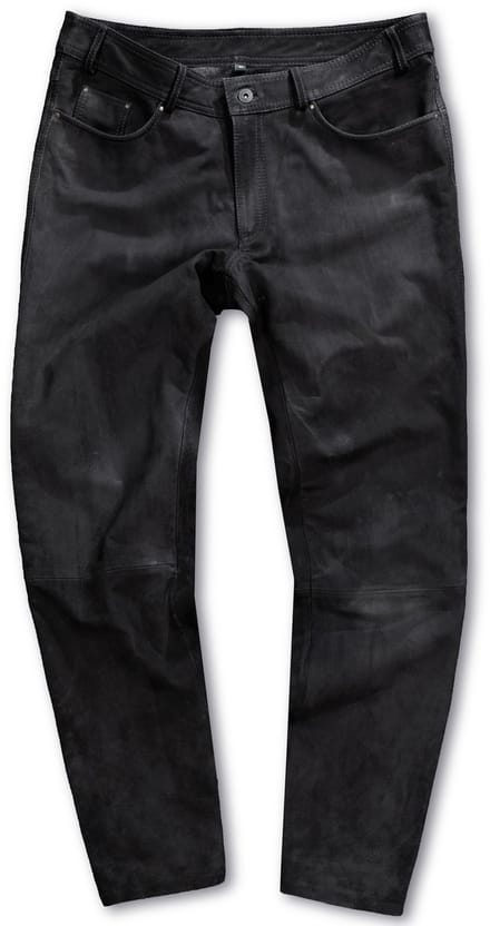 JP 1880 - Heren - leren broek regular fit 5-pocket buffelleer - Bruin - Maat 54