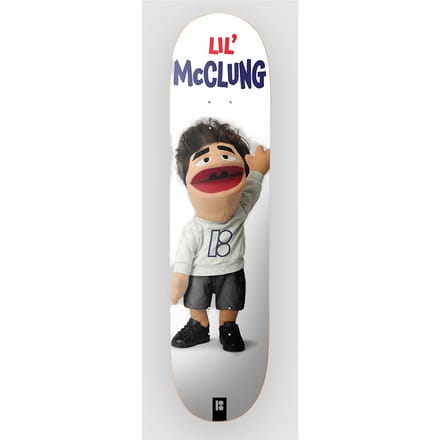 Plan B Lil' Buddies Mcclung Twin 8.25"x32.0" Skateboard Deck patroon