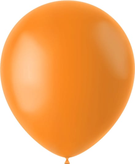 Folat - Gemar ballonnen Tangerine Orange Mat 33 cm - 50 stuks