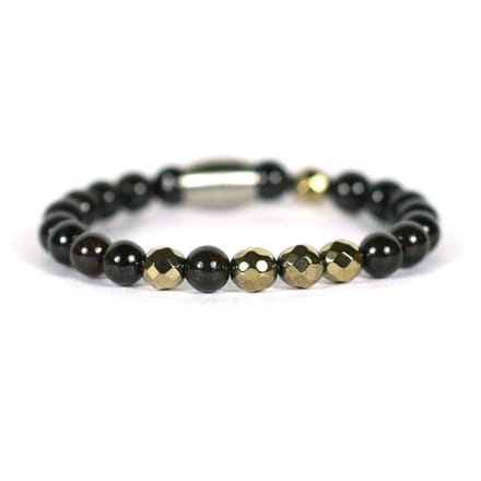 IbizaMen KIDS - pyrite  granaat 6mm - 15cm