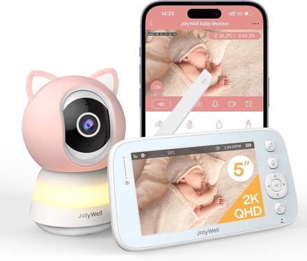 Babyfoon met Camera en HD Nachtzicht | Temperatuur & Geluidsdetectie