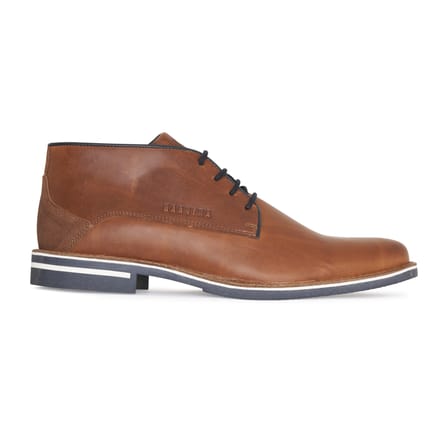 Gaastra - Heren Nette schoenen Murray Mid Lea M Cognac - Bruin - Maat 46