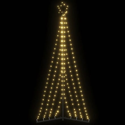 vidaXL - LED-kerstboom - 339 - LEDs - warm - wit - 187 - cm