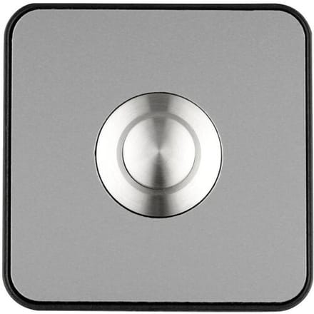 Grothe 64181 Bel RVS-look, Zwart