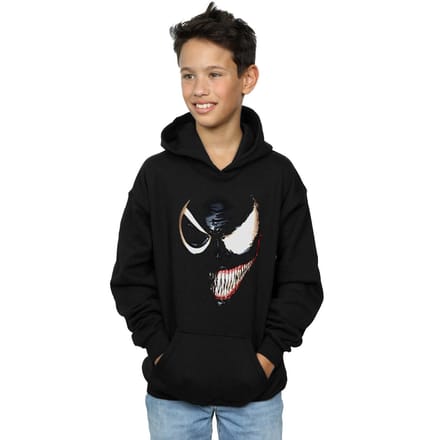 Marvel Jongens Venom Split Face Hoodie (Zwart)