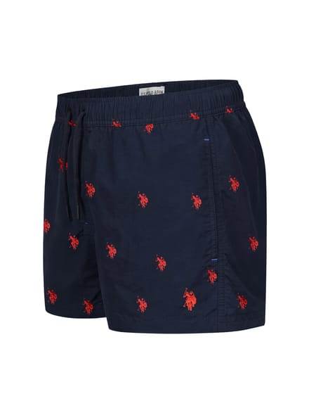 U.S. Polo Assn. heren zwemshort met allover logo design