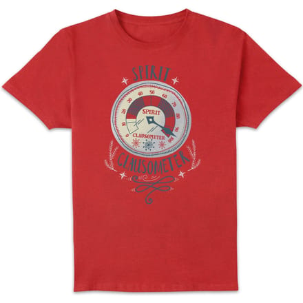 Elf Clausometer Men's Christmas T-Shirt - Red - M