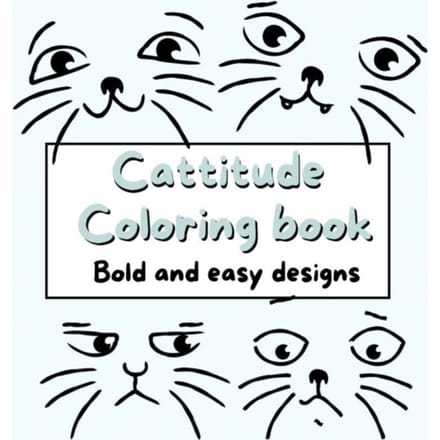 Cattitude Coloring Book - Sisi Belle