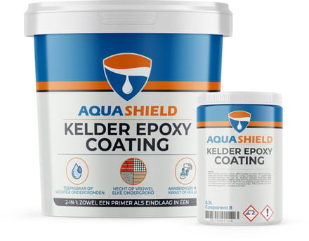 Aquashield Kelder Epoxy Coating - Wit - 4 liter