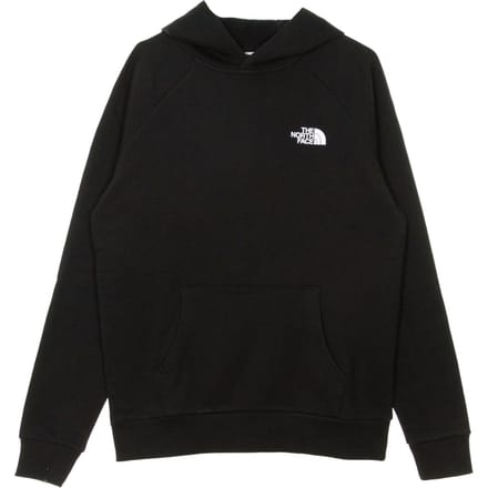 Raglan Red Box-hoodie heren, zwart/wit