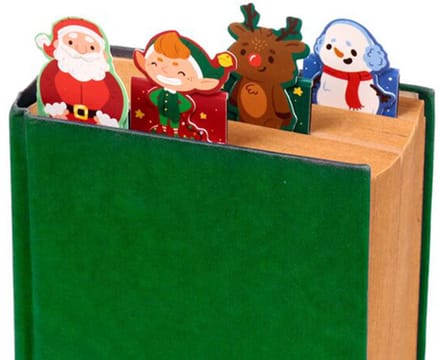 Magnetische Boekenlegger Set - Jingle Kerstmis/Kerst - 8x3x0,8
