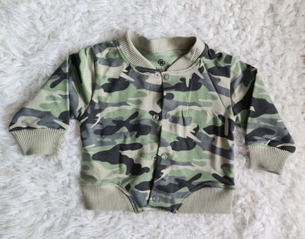 Little Jay jacket camo - jas - legerprint groen