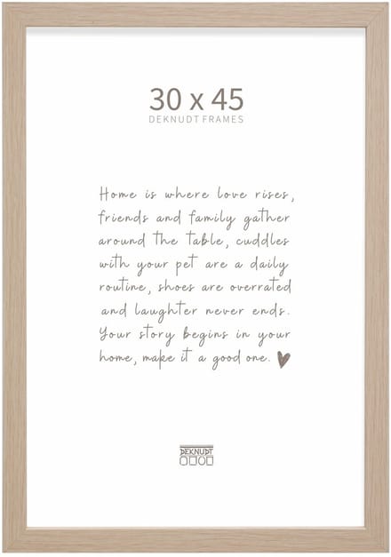 Deknudt Frames fotolijst S45RJ1 - naturel eikkleur - hout - 30x45 cm