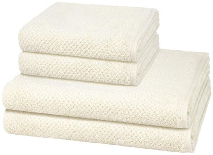 Cawö Sonstiges 2 X handdoek 2 X douchehanddoek - in set 4 pack Pure