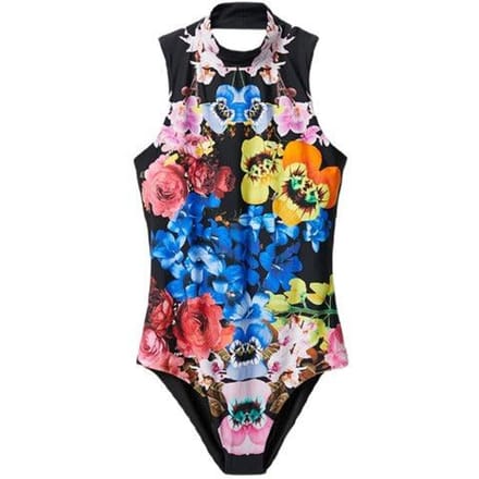 Desigual Dames Zwart Multi Mouwloos Lichaam