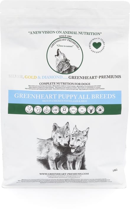 Greenheart hondenvoer Puppy All Breeds 500 gr