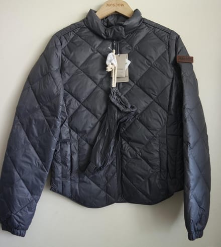 Moscow Packable Down Jacket - Maat S - Kleur middel grijs