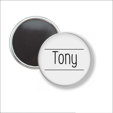 Button Met Magneet 58 MM - Tony - NIET VOOR KLEDING