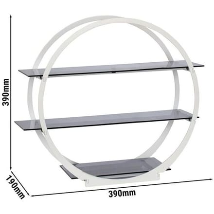 GGM Gastro Etagerie / Buffetständer - Ø 390mm - Weiß Wit