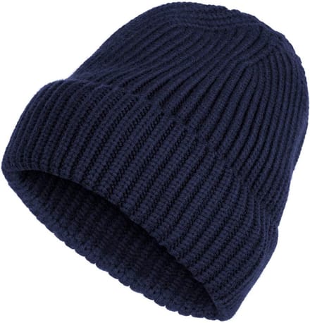 styleBREAKER unisex fijn gebreide muts met rand, winterse muts 04024154