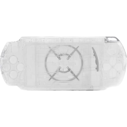 Coque de remplacement complète pour console de jeu PSP 3006 (Transparent) gray