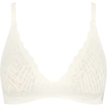 Sloggi ZERO Feel Bliss THE UP P Bra Dames Beha - ZIJDE WIT