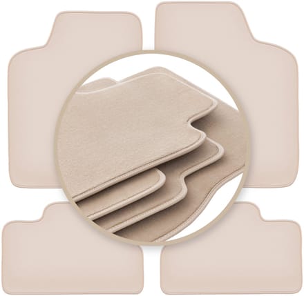 PREMIUM beige matten voor: Opel Ascona C liftback, sedan 1981-1988