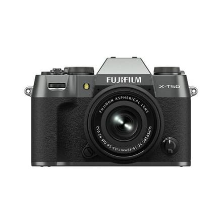 Fujifilm X-T50 - Systeemcamera - + XC15-45mm lens - Charcoal Silver